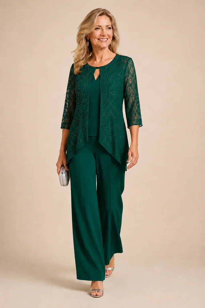 Merlettina | Layered Lace Suit