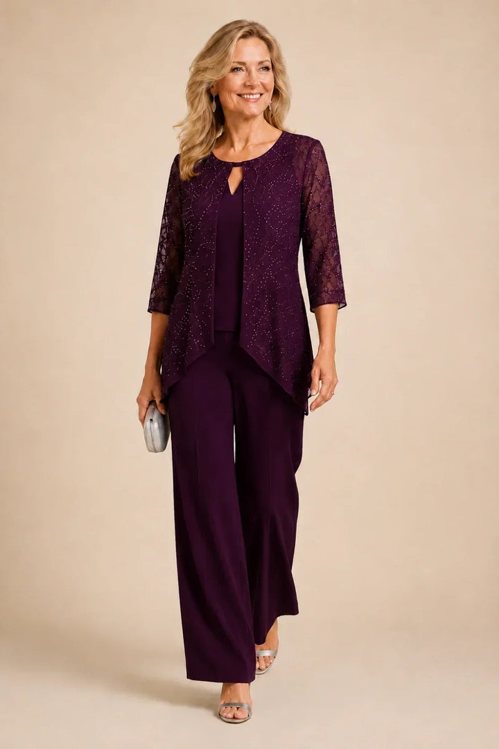 Merlettina | Layered Lace Suit