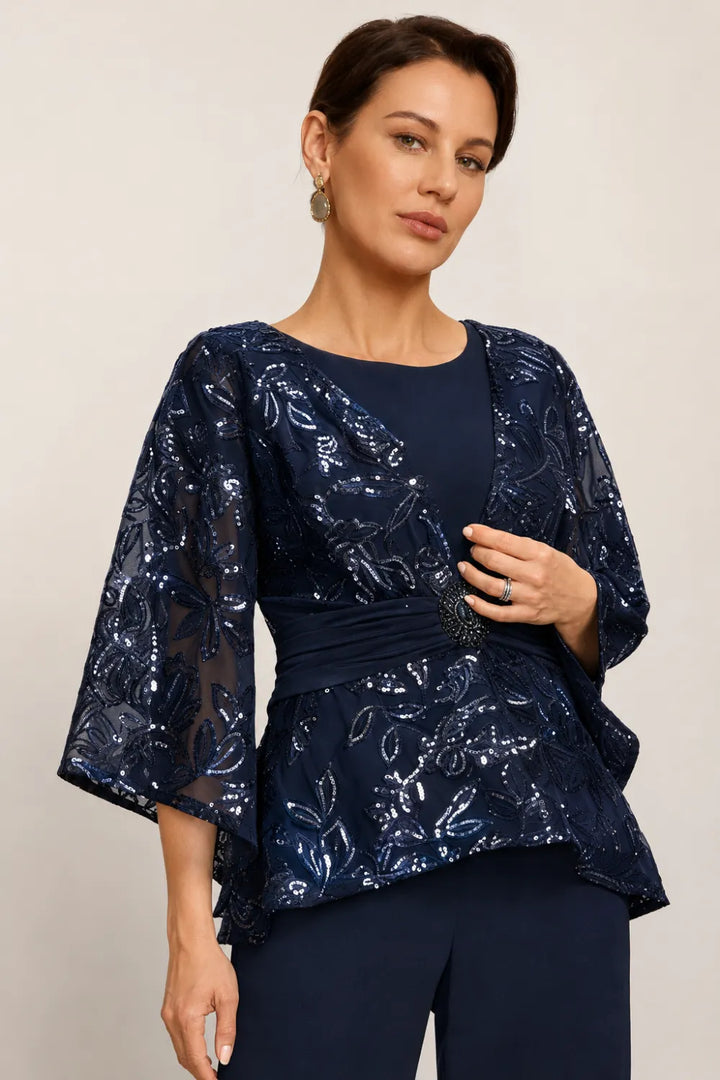 Serenaide | Evening Set with Bell Sleeves