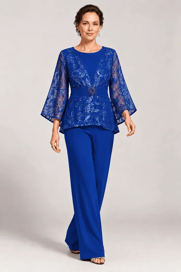 Serenaide | Evening Set with Bell Sleeves