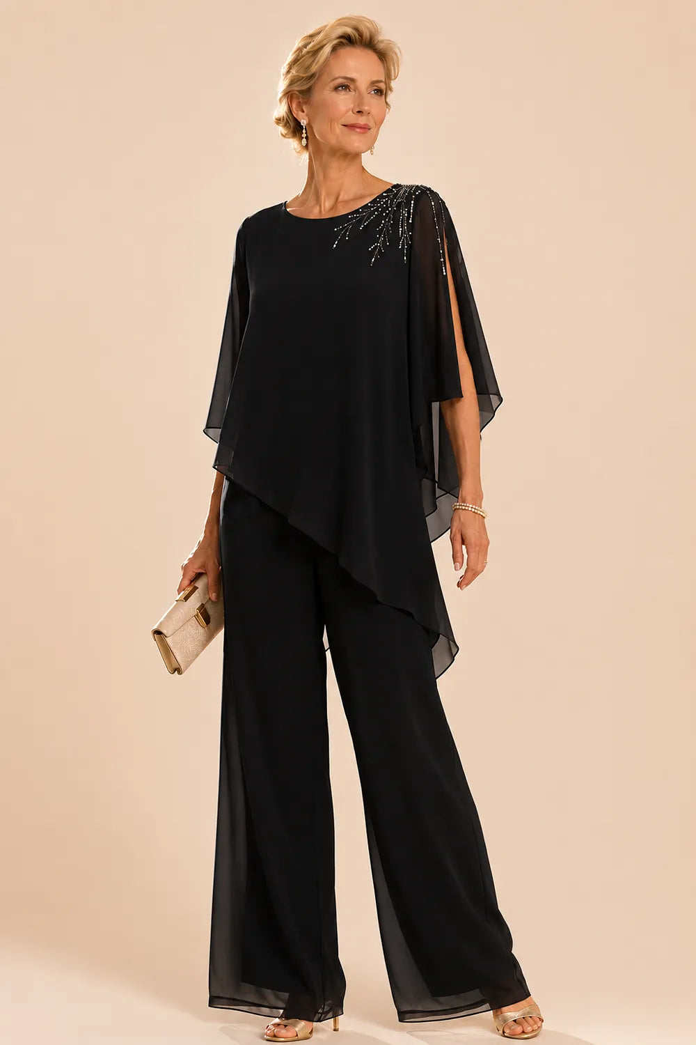 Adelisia | Embellished Chiffon Suit