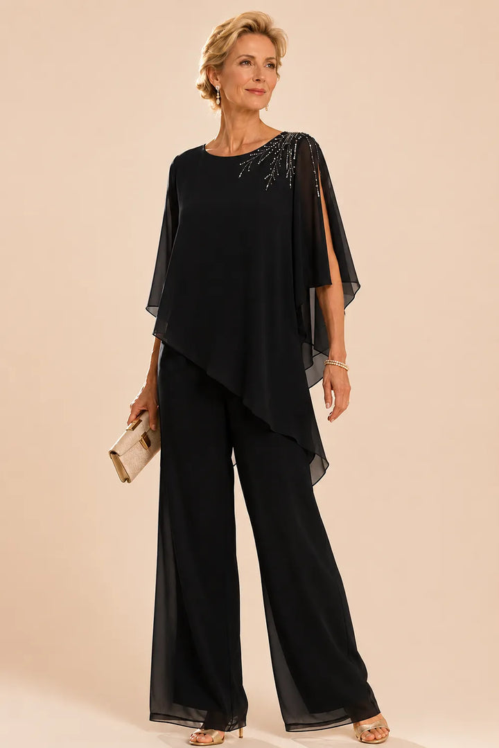 Adelisia | Embellished Chiffon Suit
