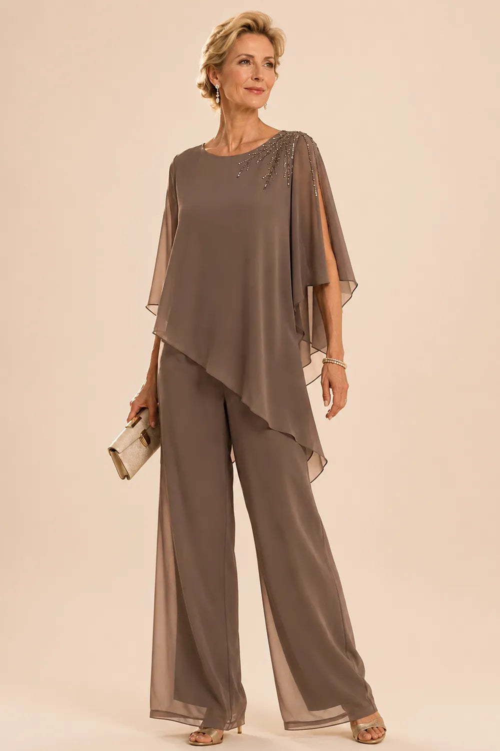Adelisia | Embellished Chiffon Suit