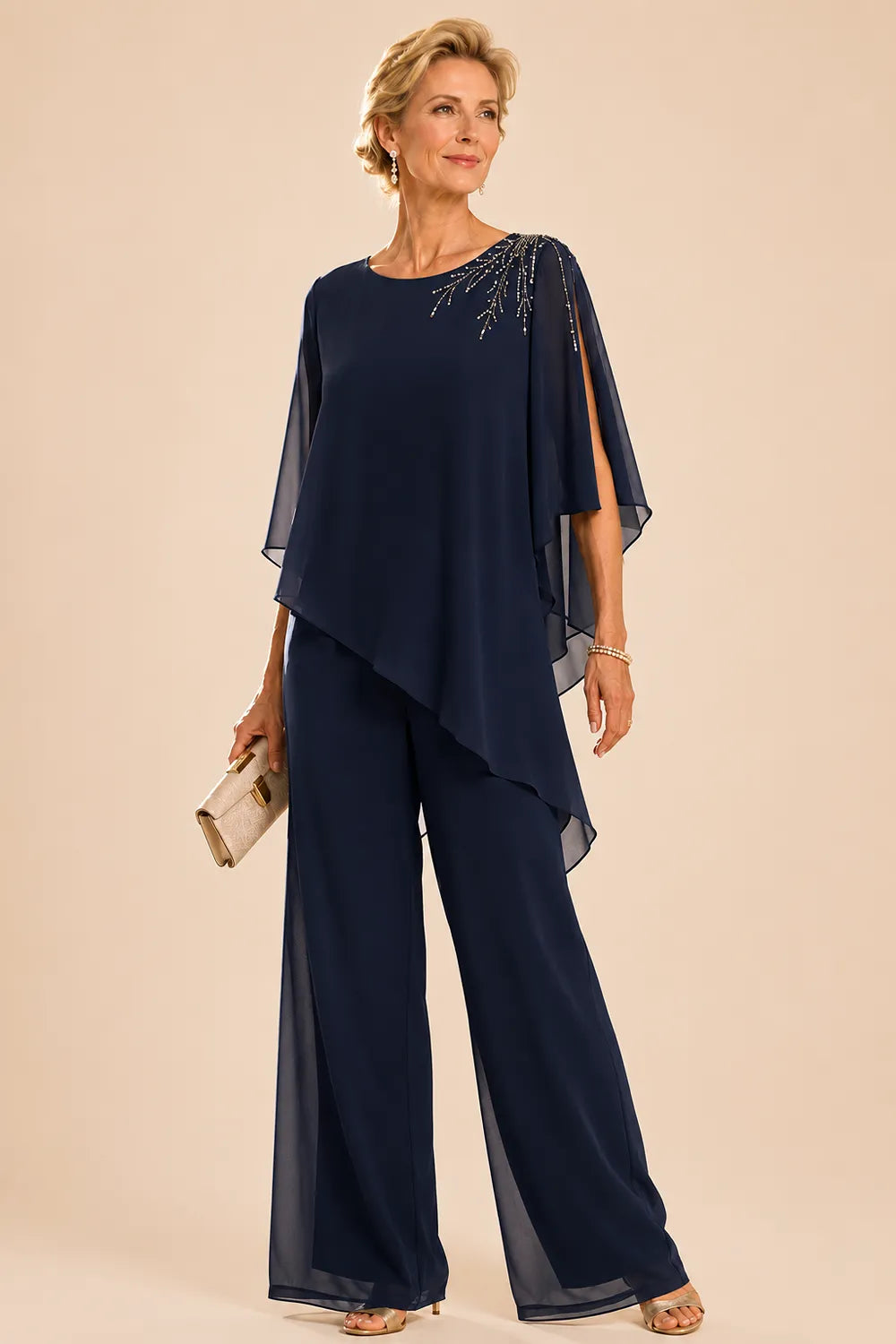 Adelisia | Embellished Chiffon Suit
