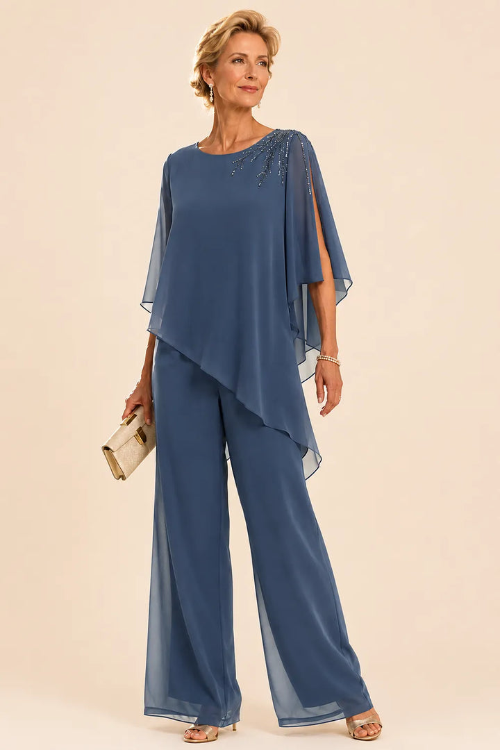 Adelisia | Embellished Chiffon Suit