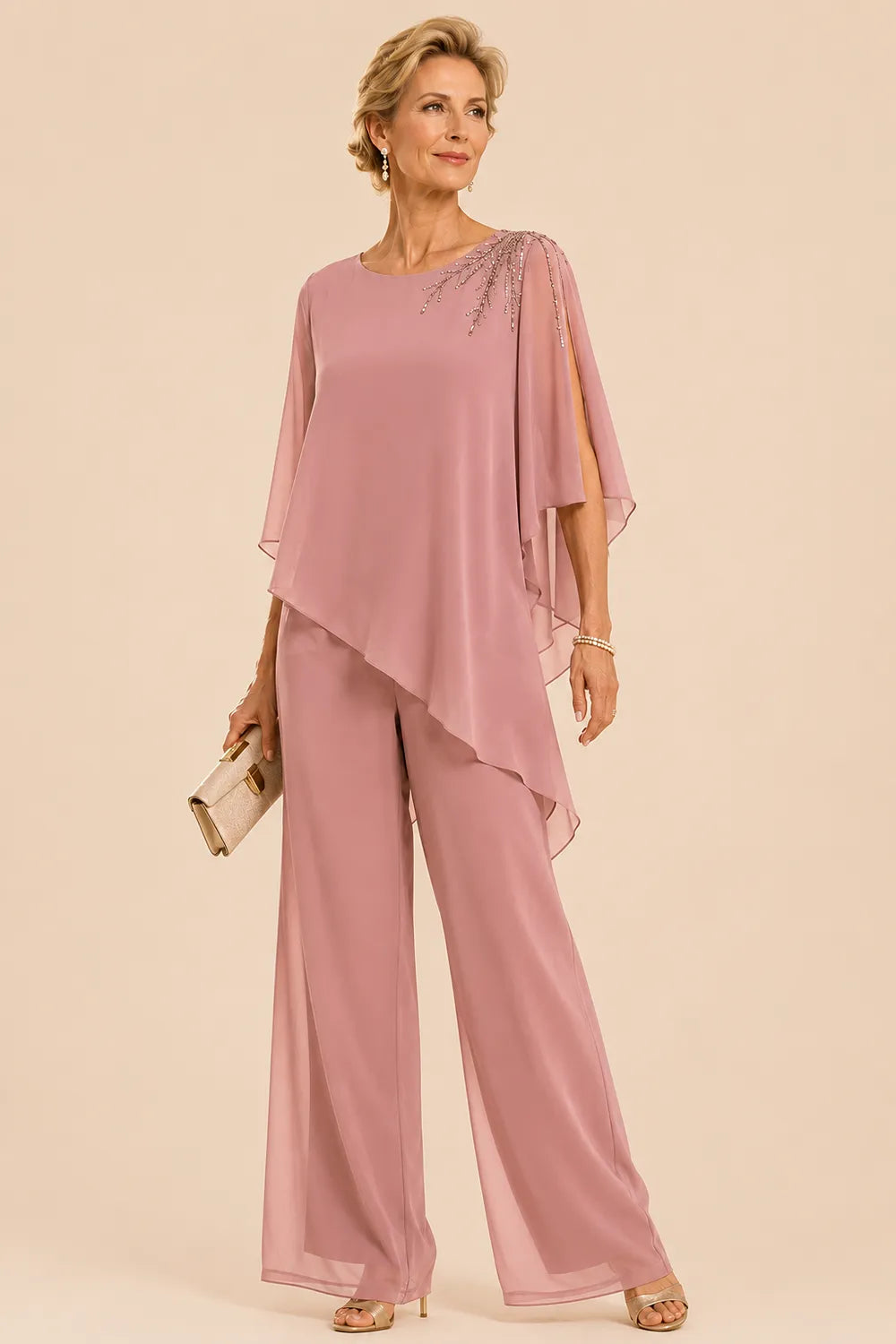 Adelisia | Embellished Chiffon Suit