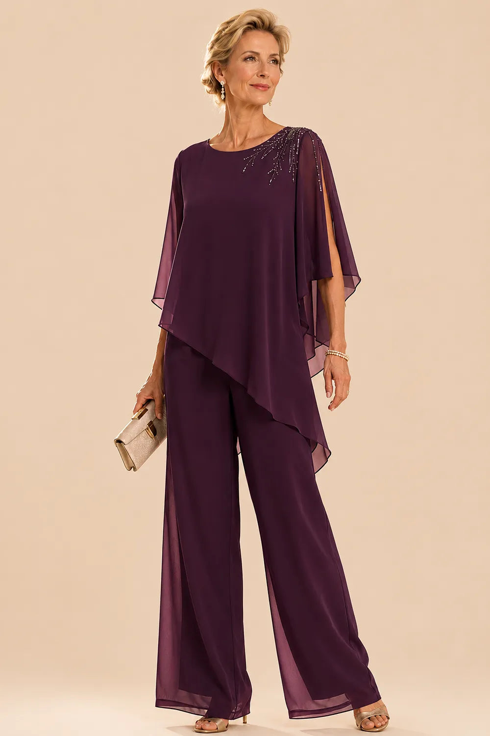 Adelisia | Embellished Chiffon Suit
