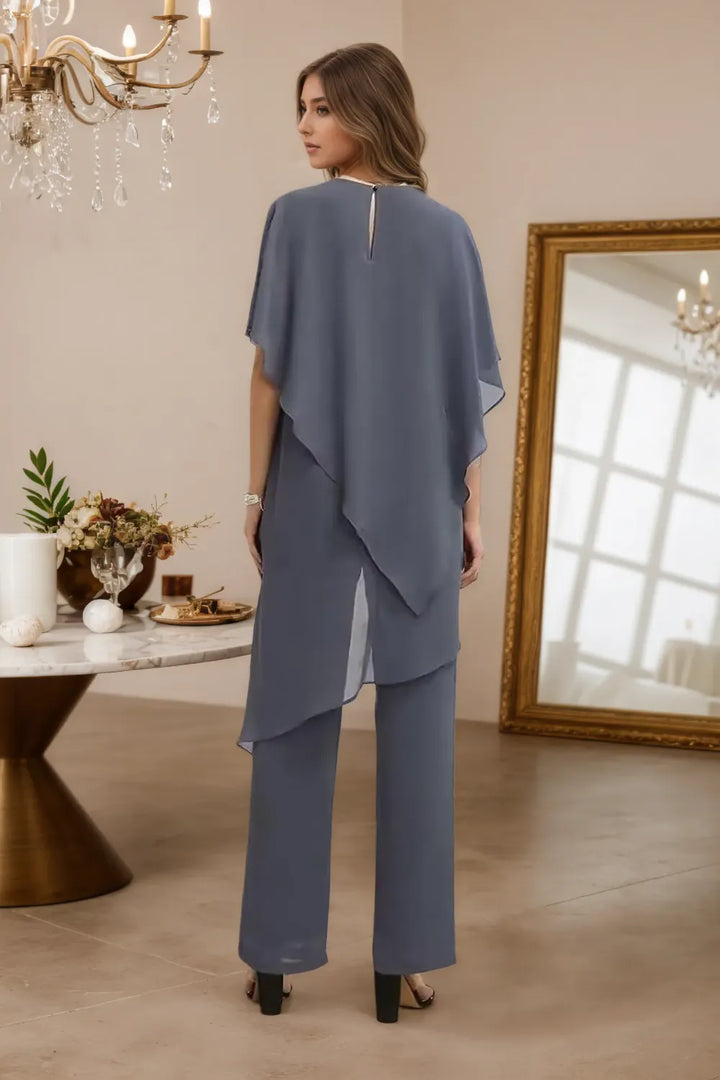 Valentina | Fluid Chiffon Suit