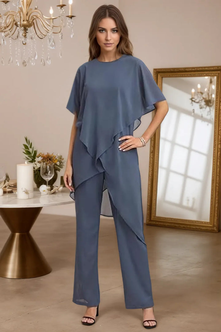 Valentina | Fluid Chiffon Suit