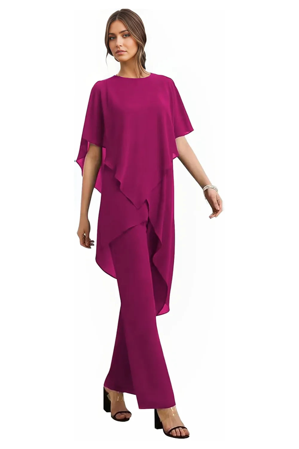 Valentina | Fluid Chiffon Suit