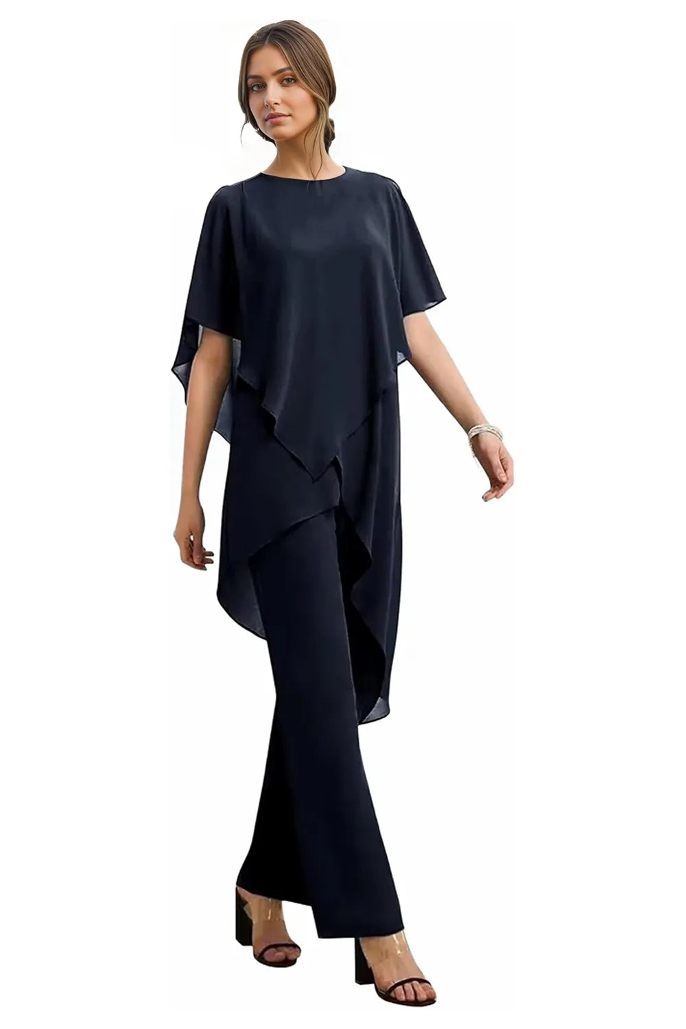 Valentina | Fluid Chiffon Suit