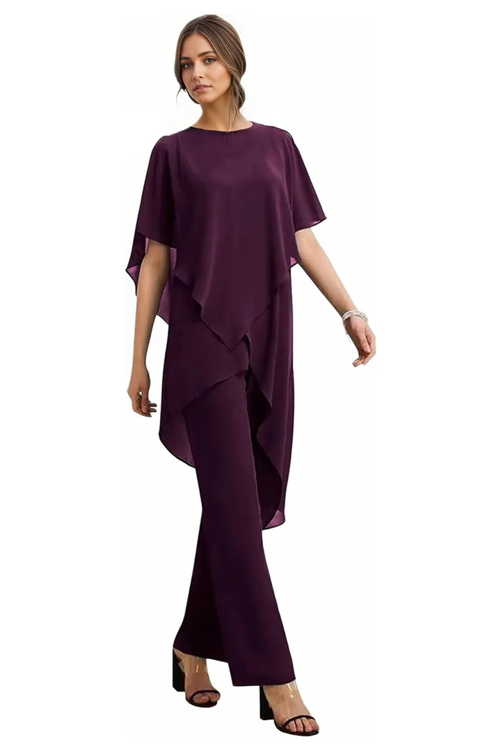 Valentina | Fluid Chiffon Suit
