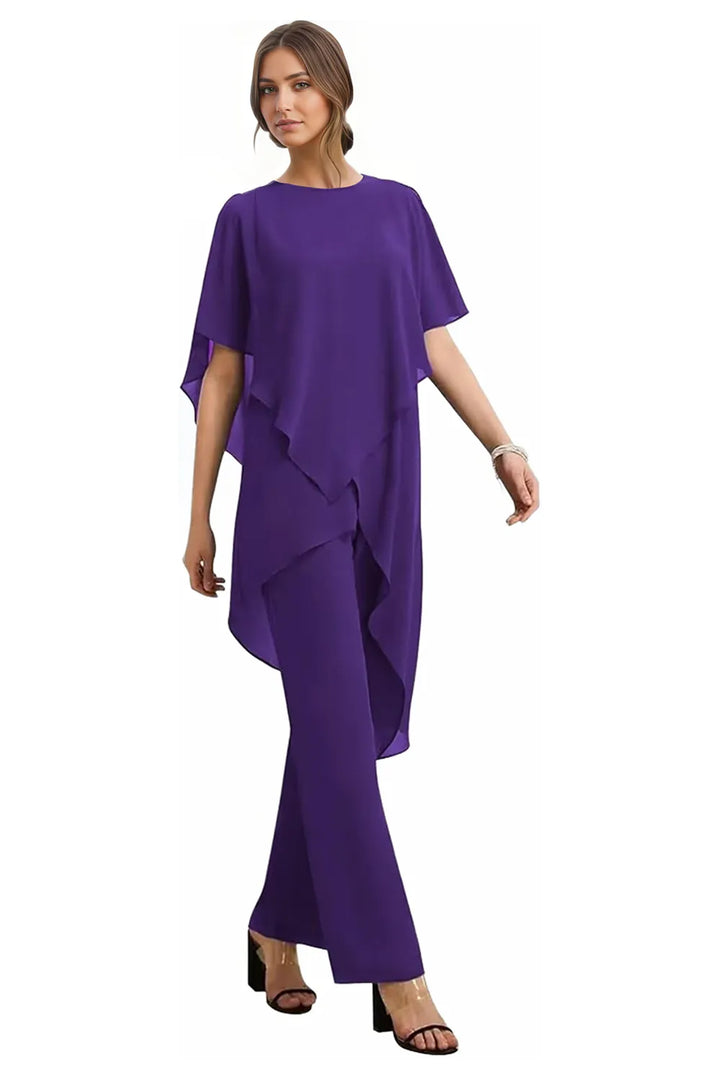 Valentina | Fluid Chiffon Suit