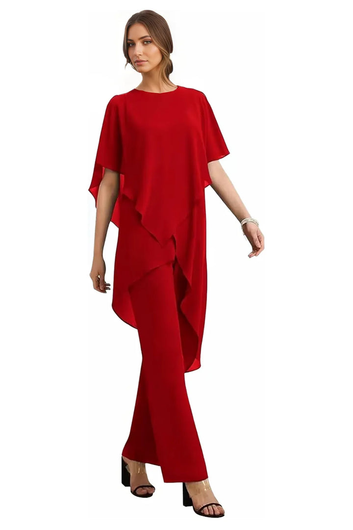 Valentina | Fluid Chiffon Suit