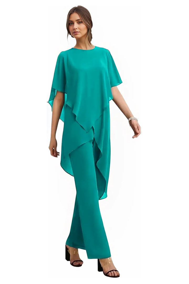 Valentina | Fluid Chiffon Suit