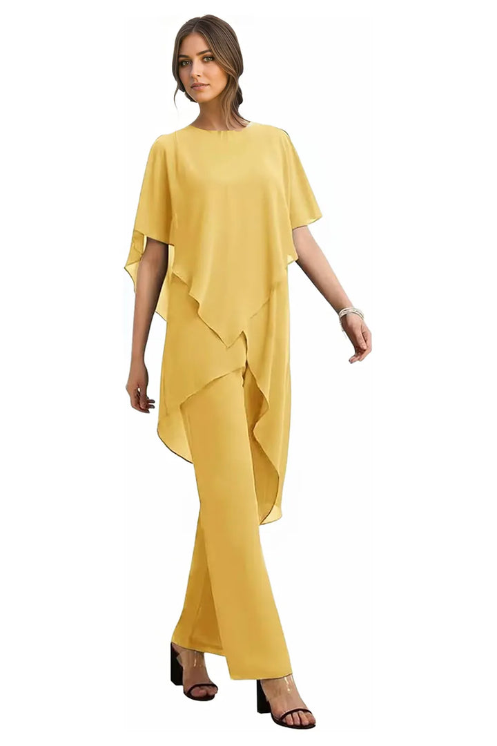 Valentina | Fluid Chiffon Suit