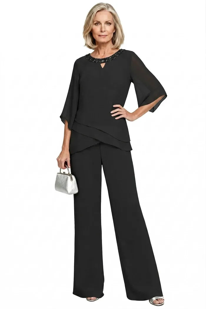 Rosaura | Formal Chiffon Suit