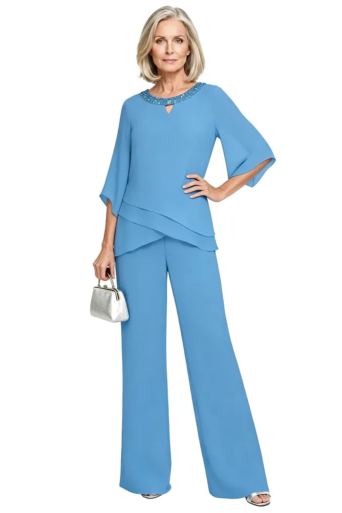 Rosaura | Formal Chiffon Suit