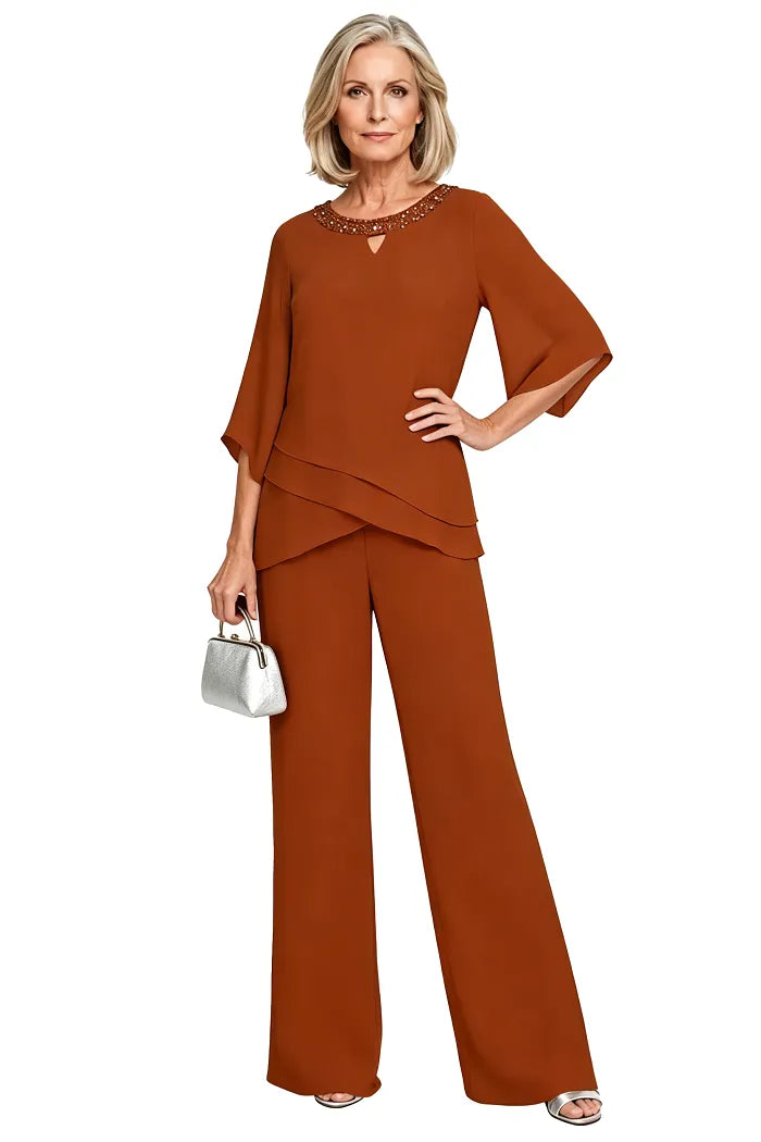 Rosaura | Formal Chiffon Suit