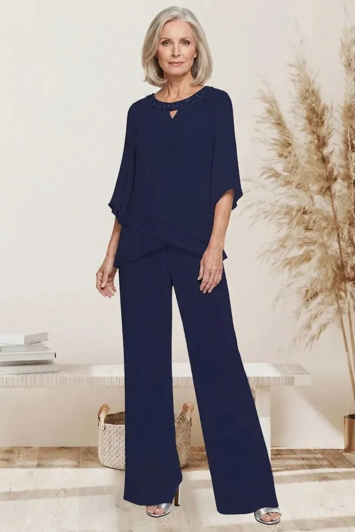 Rosaura | Formal Chiffon Suit