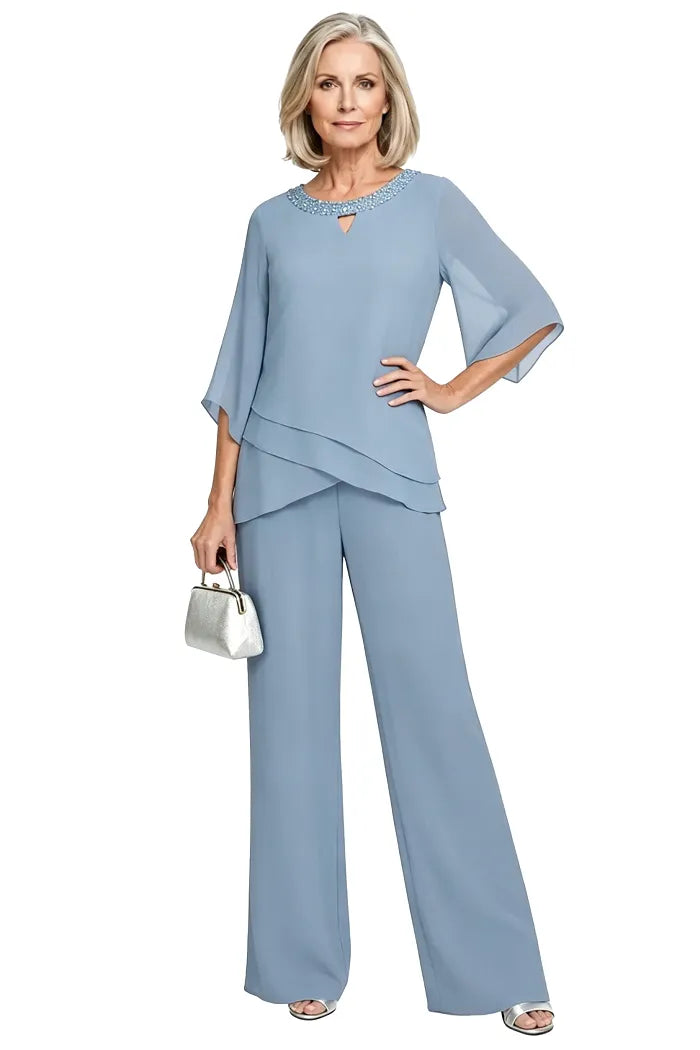 Rosaura | Formal Chiffon Suit