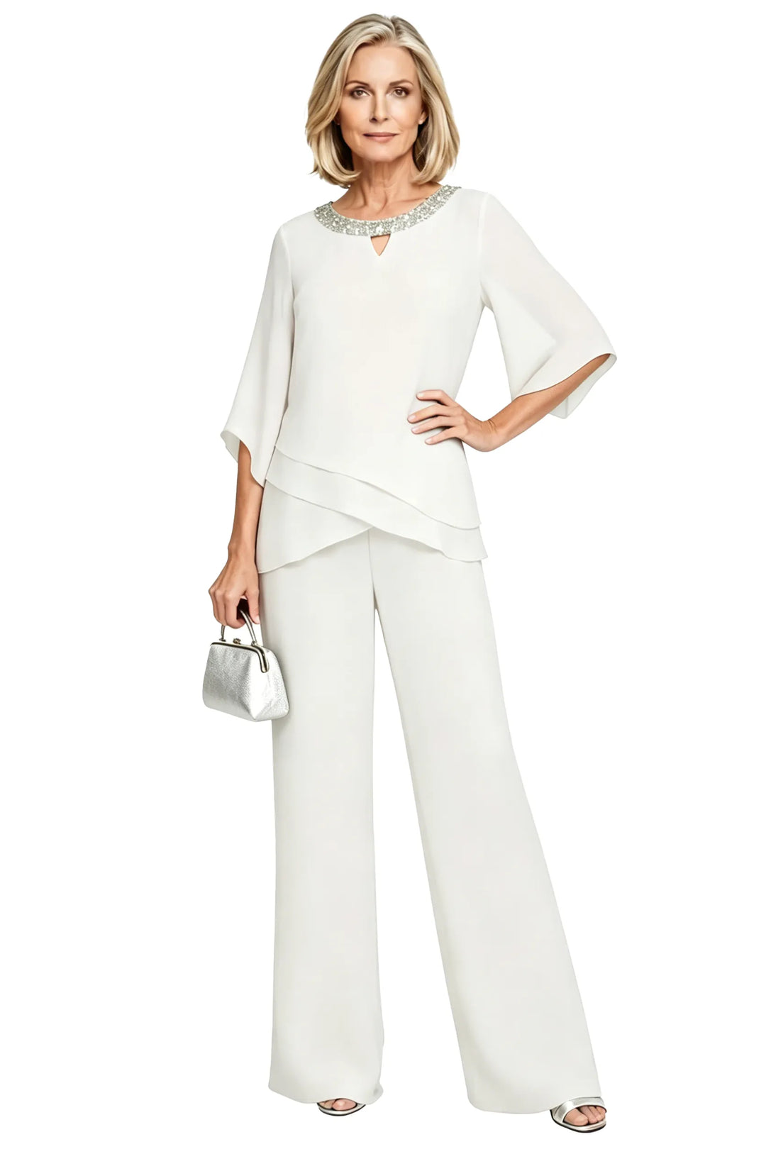 Rosaura | Formal Chiffon Suit