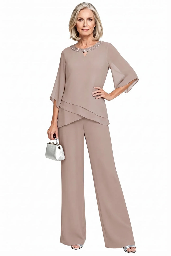 Rosaura | Formal Chiffon Suit