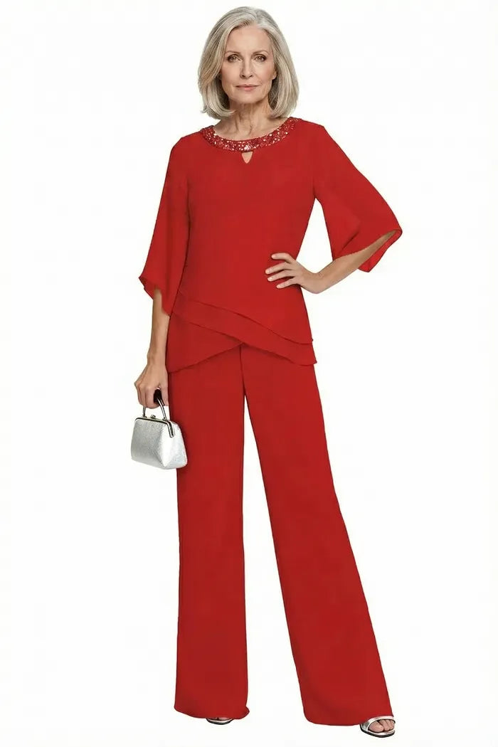 Rosaura | Formal Chiffon Suit