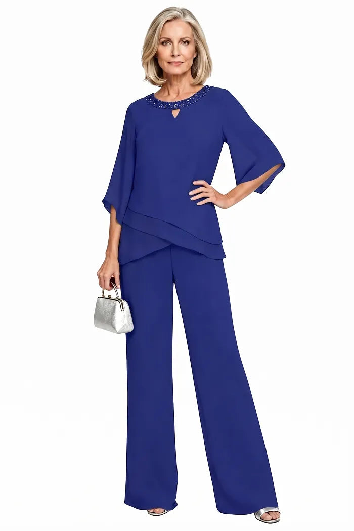 Rosaura | Formal Chiffon Suit