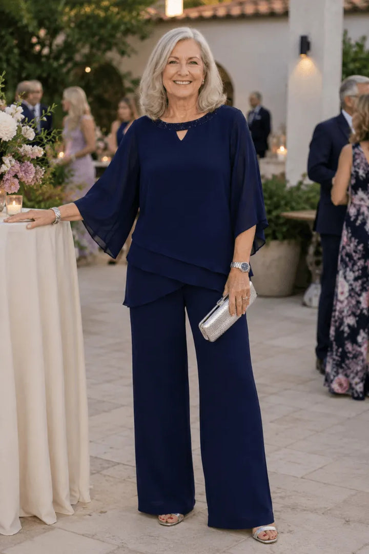 Rosaura | Formal Chiffon Suit