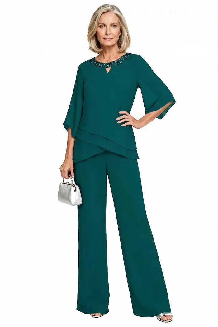 Rosaura | Formal Chiffon Suit