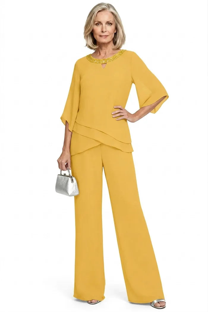 Rosaura | Formal Chiffon Suit