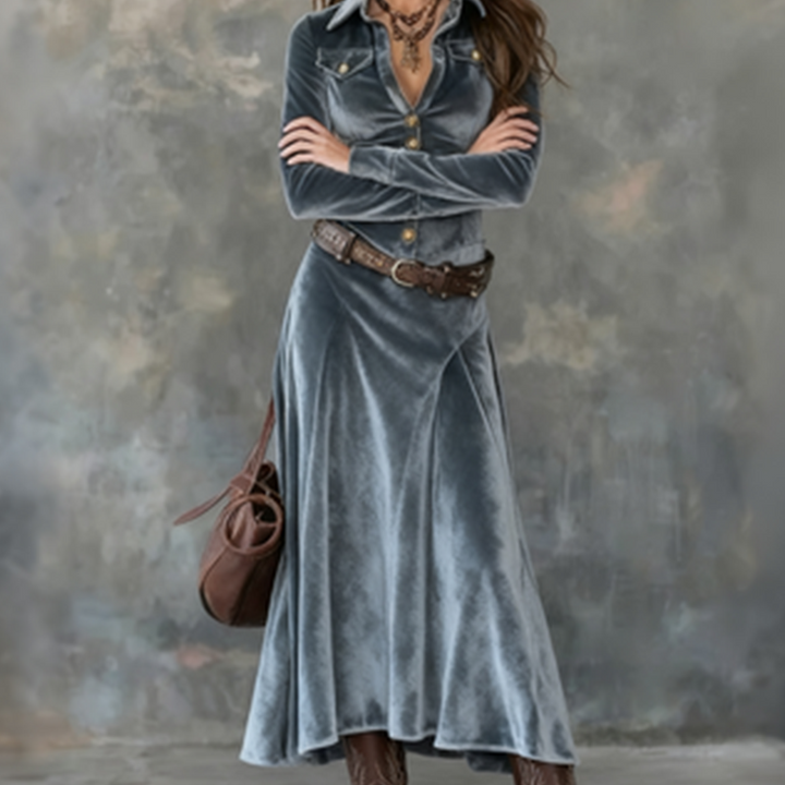 Venice | Modern Flowing Maxi Dress