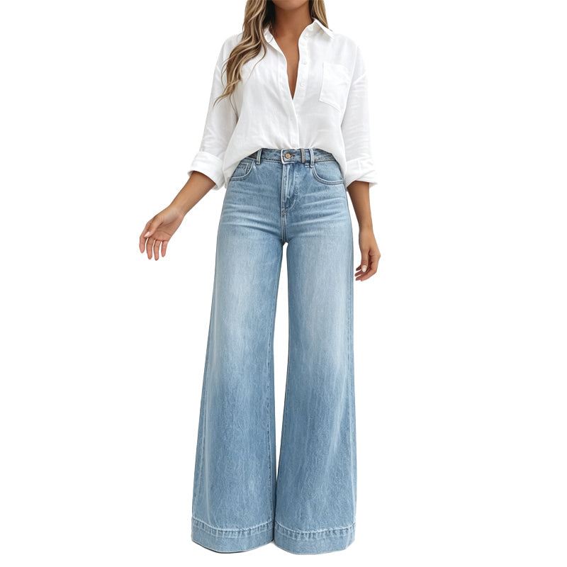 Lyanna | Wide Leg Jeans with Lengthening Effect