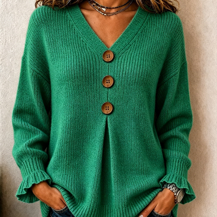 Dana | V-neck sweater you can reach for again and again