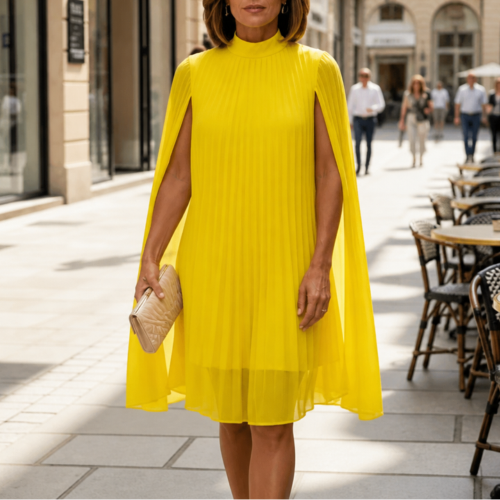 Paulette | Cape Sleeve Dress That Moves As Beautifully As You Do