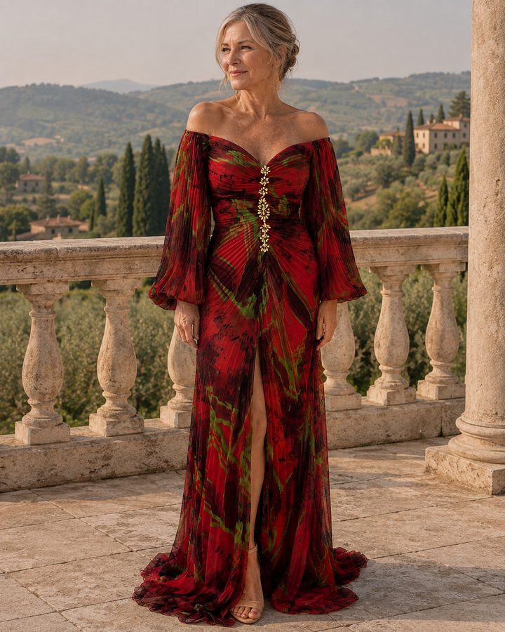 Gracelyn | Off-Shoulder Maxi Dress